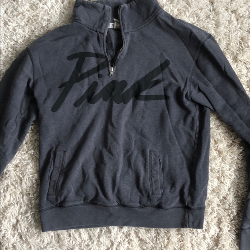 PINK grey pullover